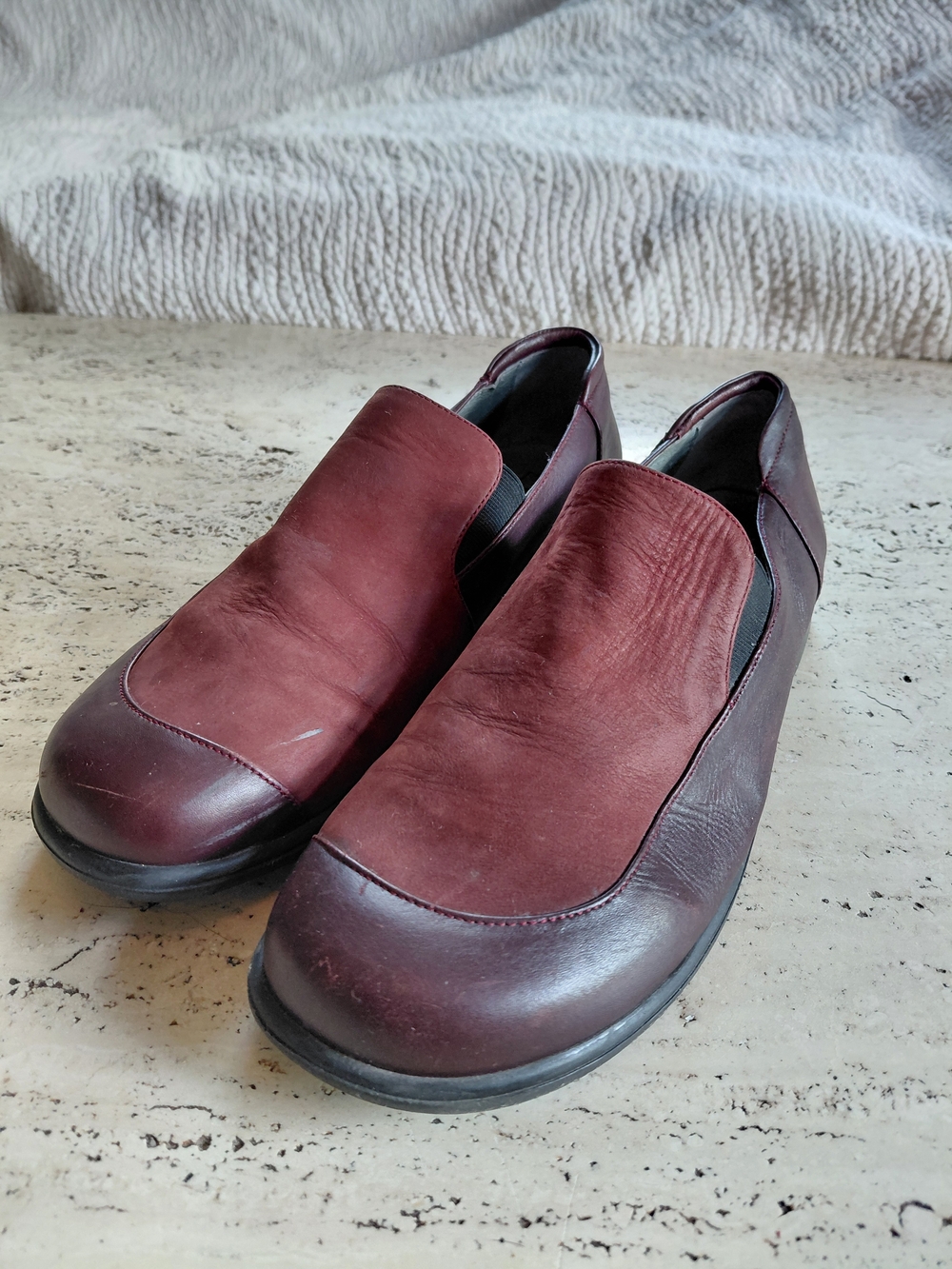 Josef Seibel Women's Slip-On Loafers in Burgundy